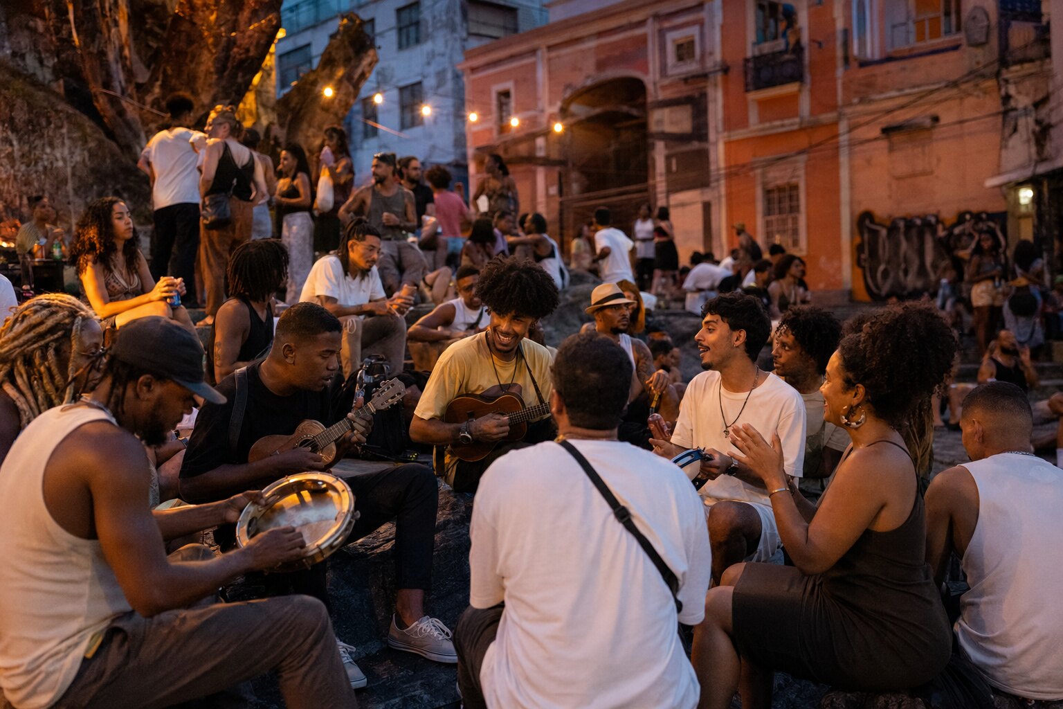 Roda de samba na Pedra do Sal